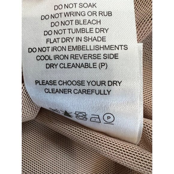 New Bronx and Banco Size US 4 Embroidery Cocktail Dress Hydrangea Blue/Green - Picture 12 of 14